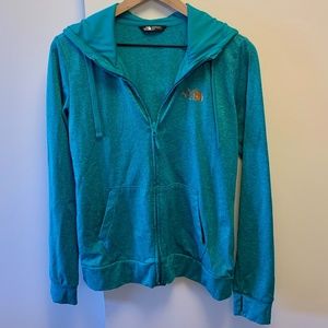 The North Face Teal Zip Up